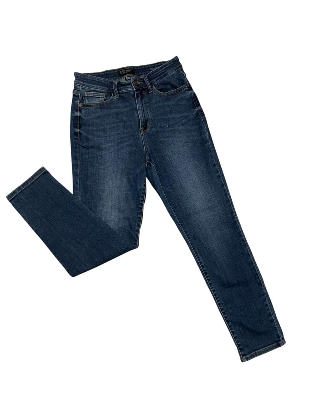 C3- Judy Blue Slim Fit size 7 Dark Blue Stretch Denim Jeans